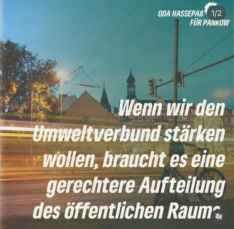 Gerechte Aufteilung des öffentlichen Raums